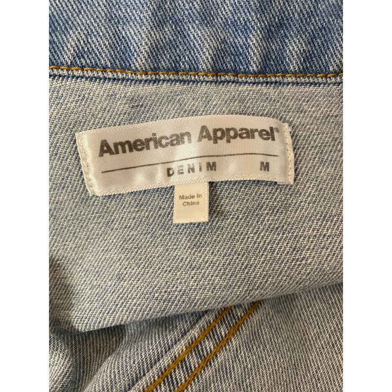 American Apparel Denim Jacket Medium Blue Unisex