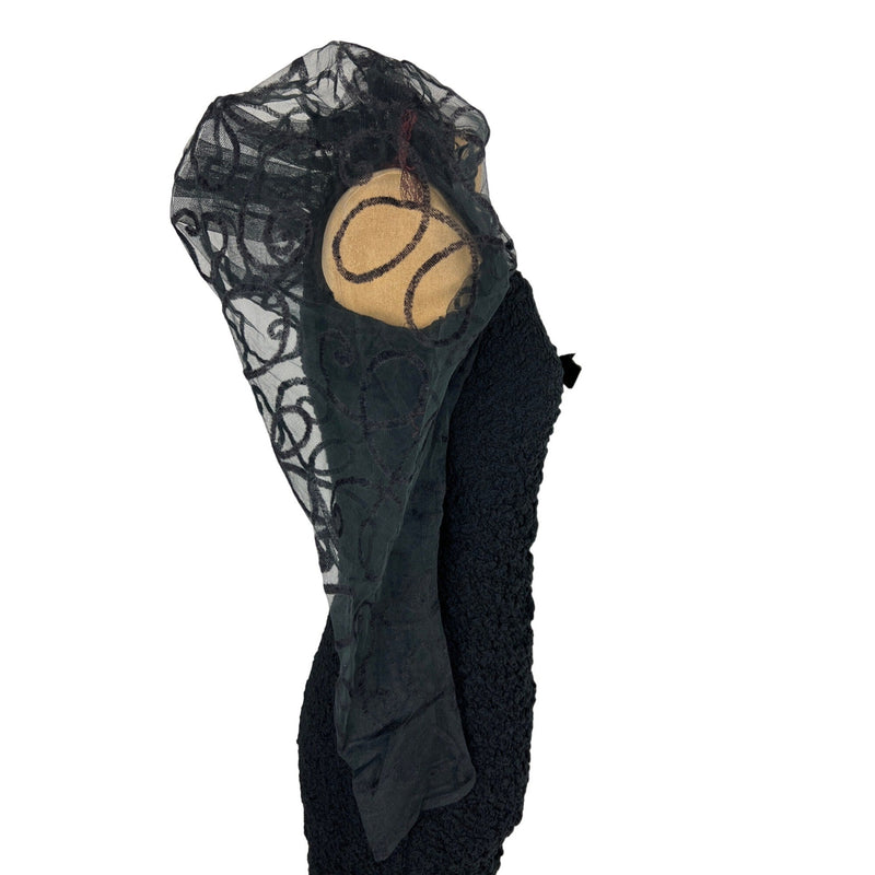 Vintage 80s Climax Karen Okada for David Howard Iconic Design Little Black Dress Collectible LBD, Fundraiser Supports Sustainable Fashion