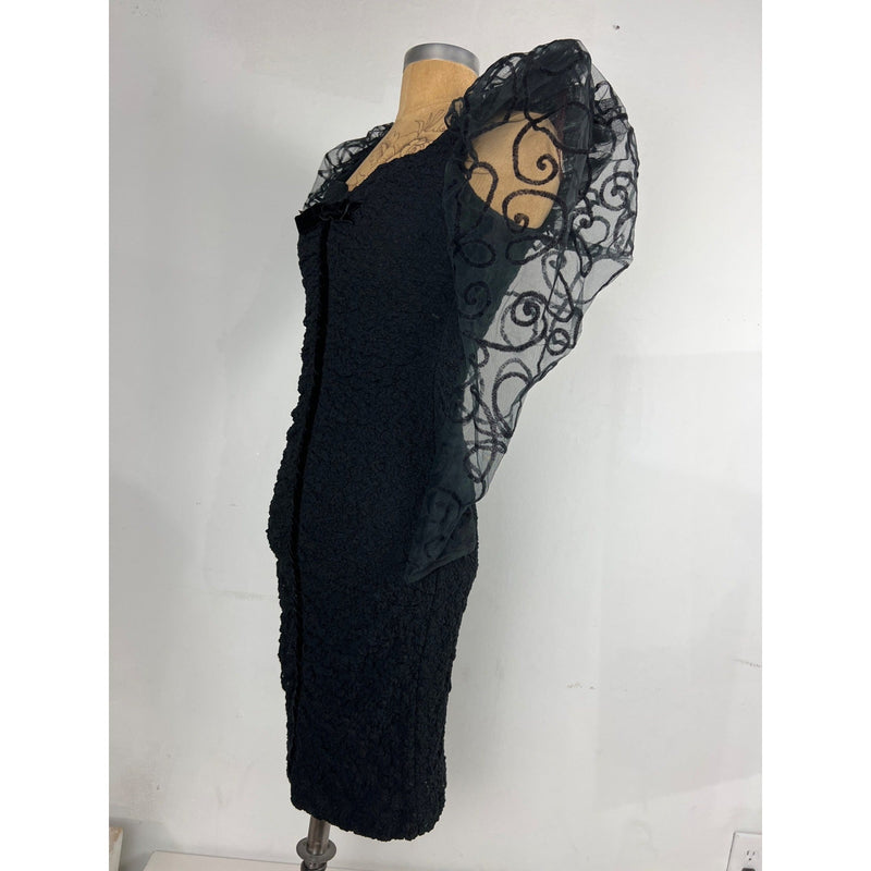 Vintage 80s Climax Karen Okada for David Howard Iconic Design Little Black Dress Collectible LBD, Fundraiser Supports Sustainable Fashion Vintage 80s Climax Karen Okada for David Howard Iconic Design Little Black Dress Collectible LBD, Fundraiser Supports Sustainable Fashion