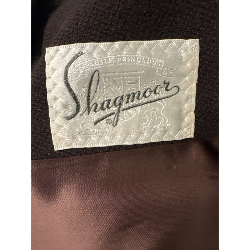 Vintage Shagmoor Wool Coat Fur Collar