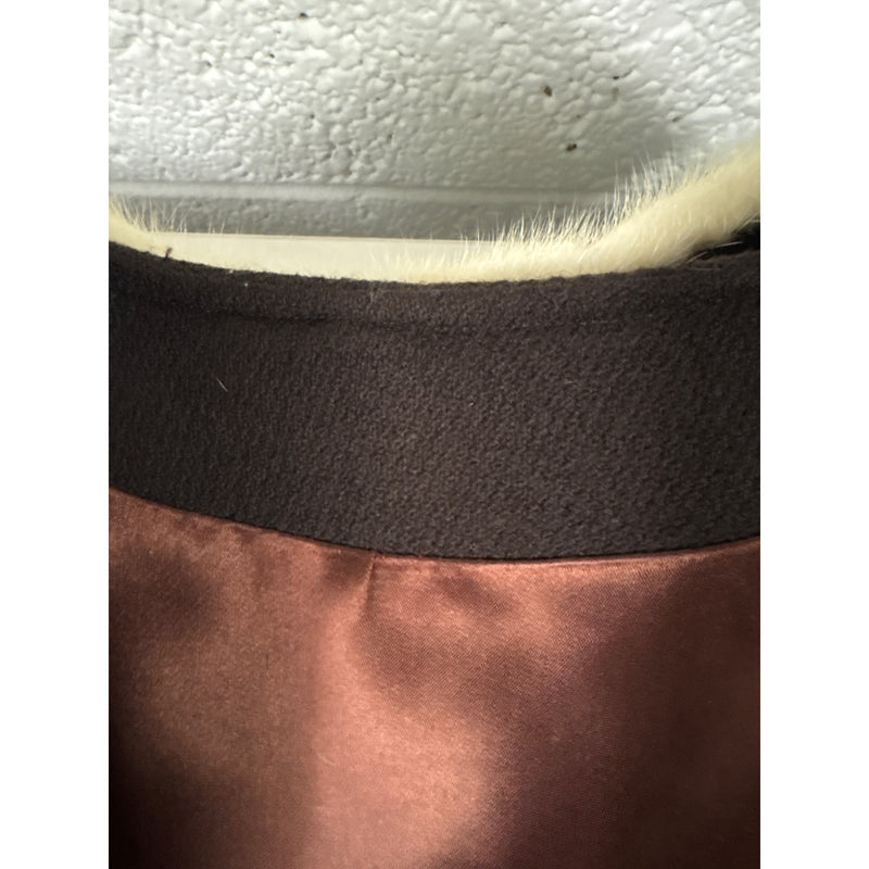 Vintage Shagmoor Wool Coat Fur Collar