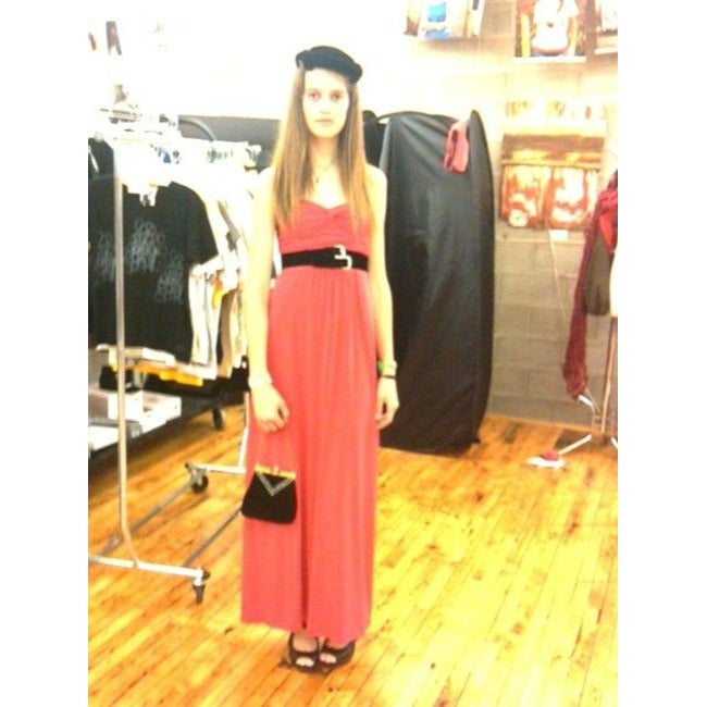 Laundry By Shelli Segal Red Hot Strapless Formal Long Dress