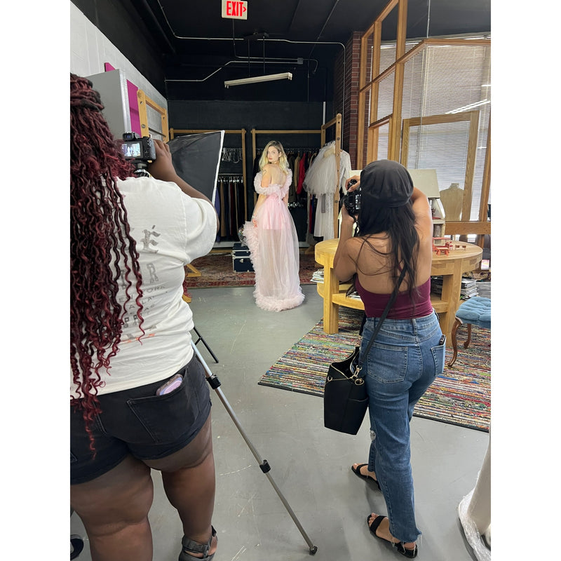 Incredible Oh So Darling Ruffled Tulle High-Low Dress With Train In Soft Pink