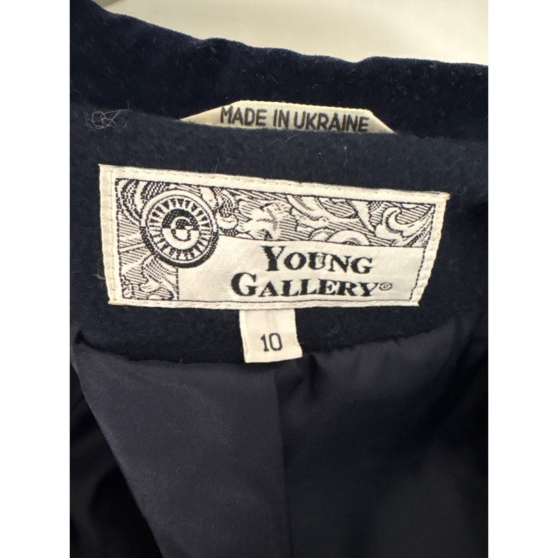 Vintage Young Gallery Wool Peacoat Navy Blue Kids Coat