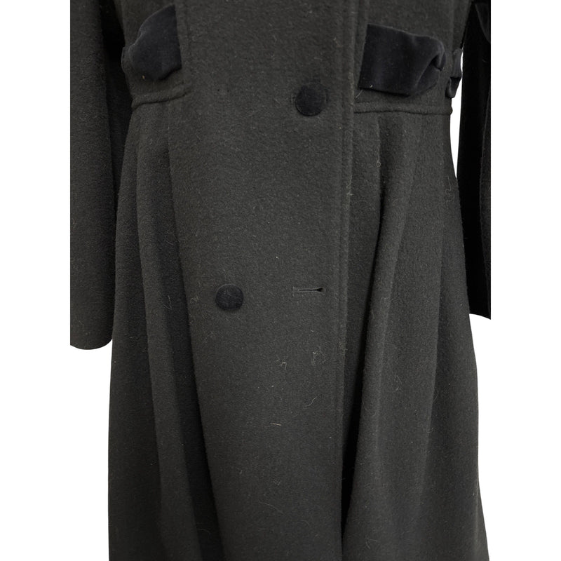 Vintage Young Gallery Wool Peacoat Navy Blue Kids Coat