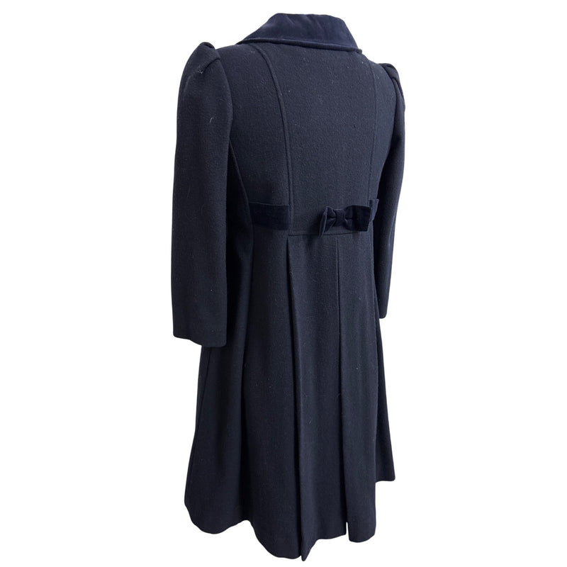 Vintage Young Gallery Wool Peacoat Navy Blue Kids Coat
