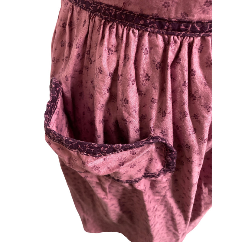 Vintage Gunne Sax By Jessica McClintock Pink Floral Dress with Pockets, Fundraiser for Sustainable Fashion Education Programs