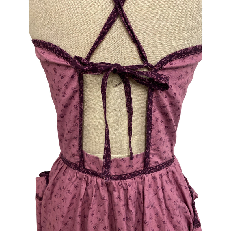Vintage Gunne Sax By Jessica McClintock Pink Floral Dress with Pockets, Fundraiser for Sustainable Fashion Education Programs