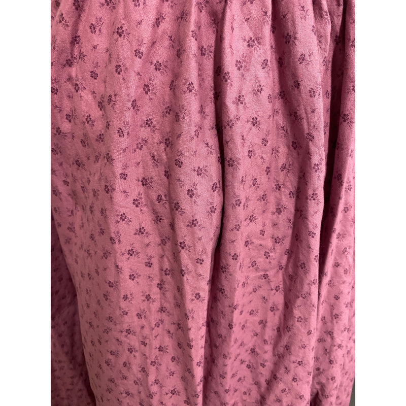 Vintage Gunne Sax By Jessica McClintock Pink Floral Dress with Pockets, Fundraiser for Sustainable Fashion Education Programs