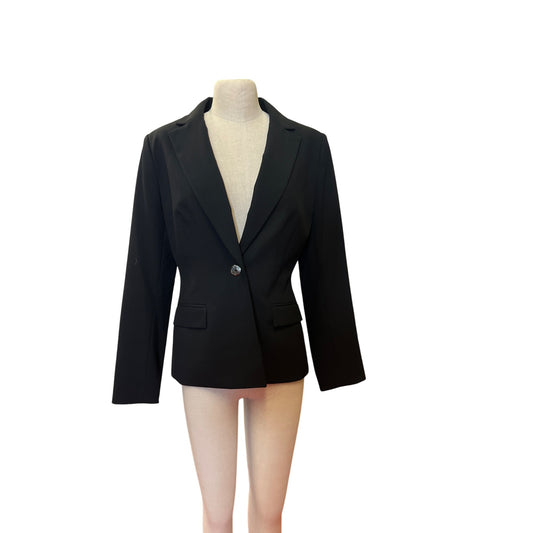 Calvin Klein Stretch Women's Black Suit Jacket Size 8