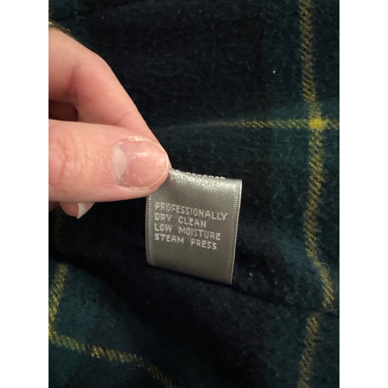 Vintage Evan Picone Dark Navy Blue Wool Coat