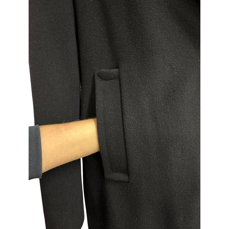 Vintage Evan Picone Dark Navy Blue Wool Coat
