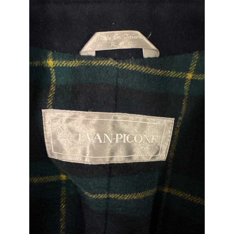 Vintage Evan Picone Dark Navy Blue Wool Coat