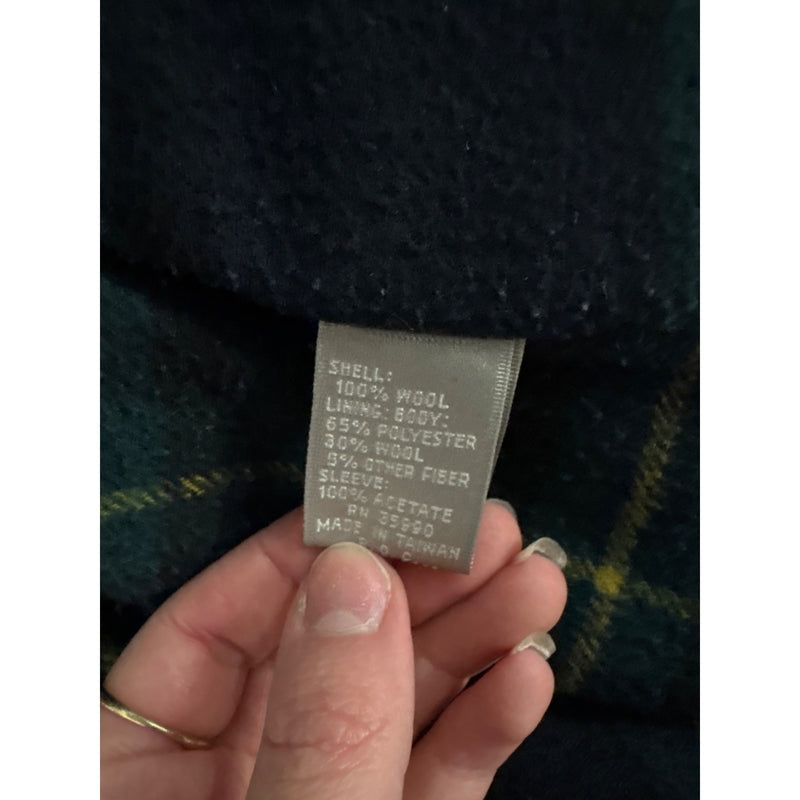 Vintage Evan Picone Dark Navy Blue Wool Coat