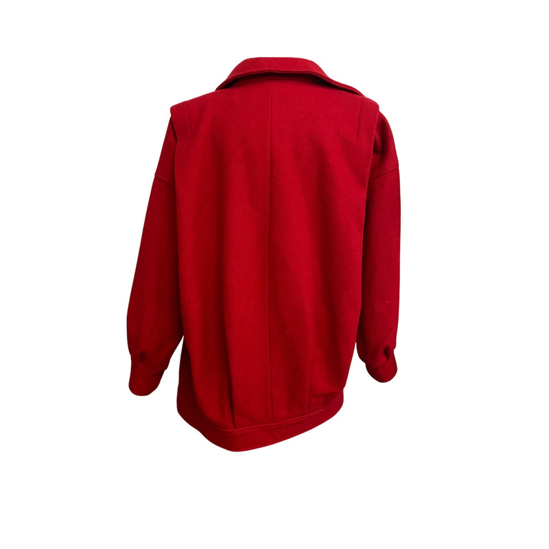 Vintage 80s International Scene Classic Red Coat