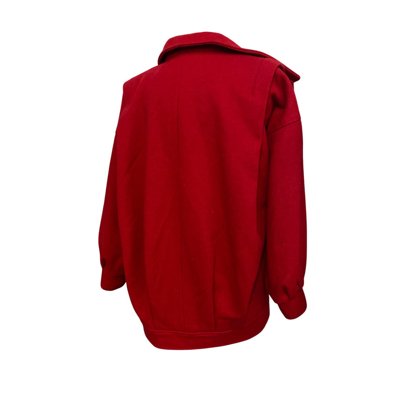 Vintage 80s International Scene Classic Red Coat