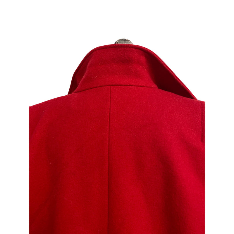 Vintage 80s International Scene Classic Red Coat