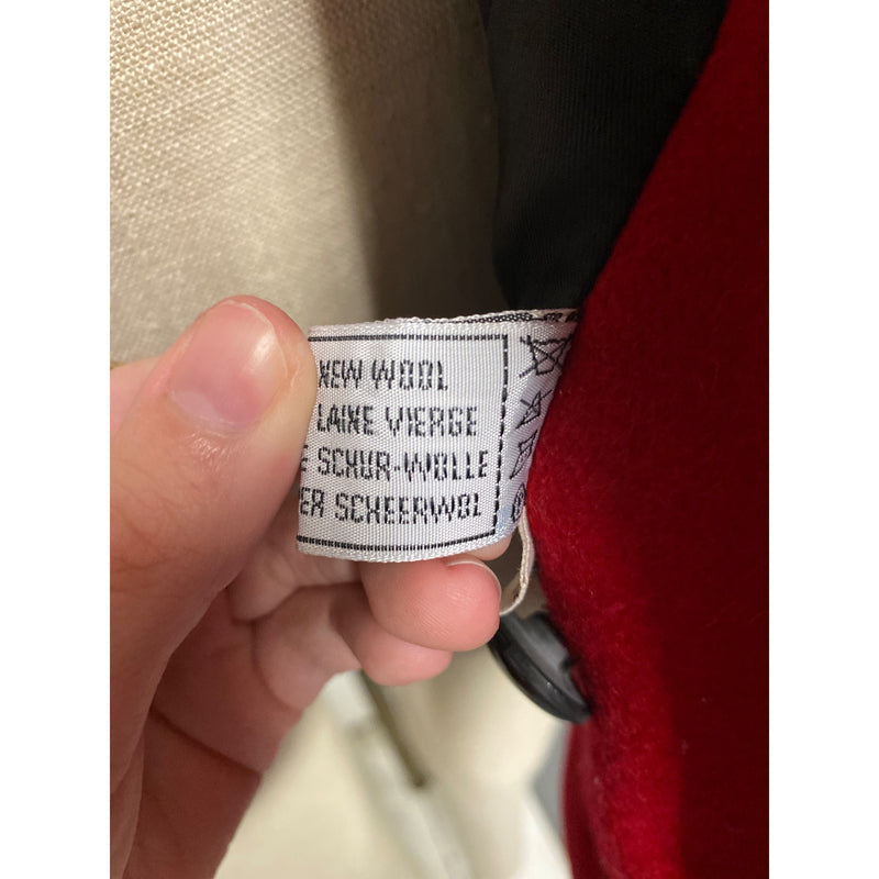 Vintage 80s International Scene Classic Red Coat