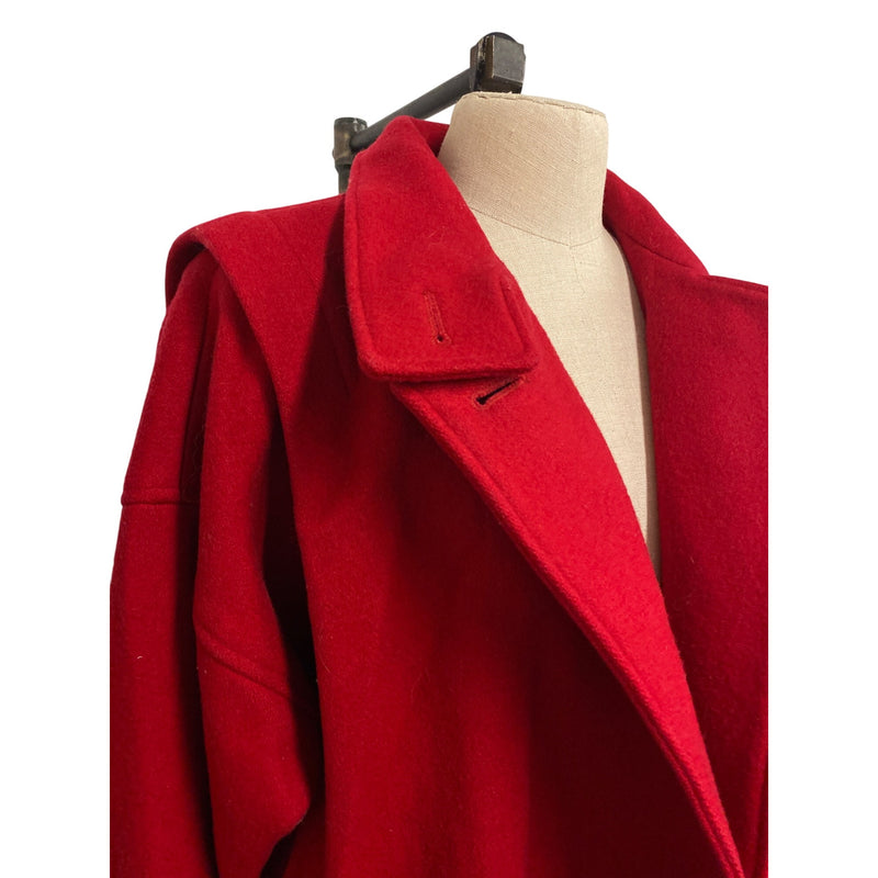 Vintage 80s International Scene Classic Red Coat
