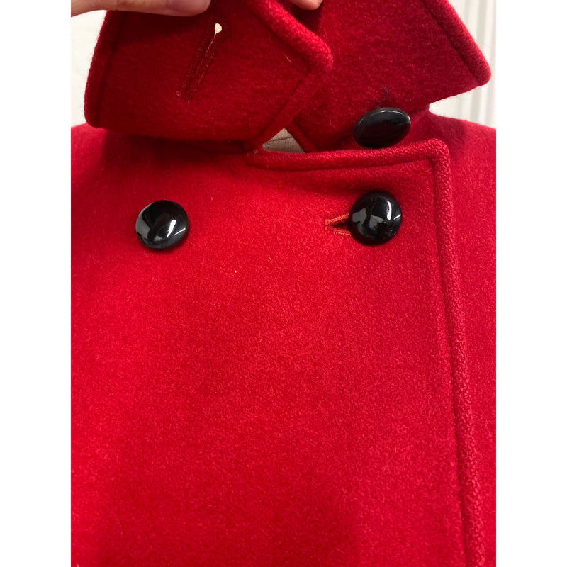 Vintage 80s International Scene Classic Red Coat
