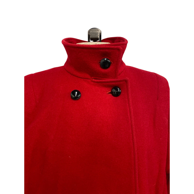 Vintage 80s International Scene Classic Red Coat