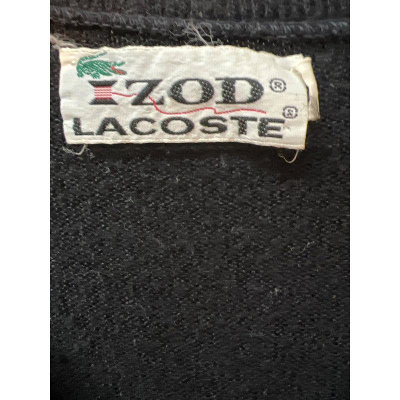 Vintage '70s-'80s Izod Lacoste V-Neck Sweater | Iconic Green Crocodile Logo | Made in USA | Fundraiser for Sustainable Fashion Education Pro
