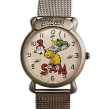 Rare Vintage 1997 Dr. Seuss "Tick Tocking Time Tickers" Sam-I-Am Watch Green Eggs and Ham Authentic Collector’s Piece Fundraiser Support