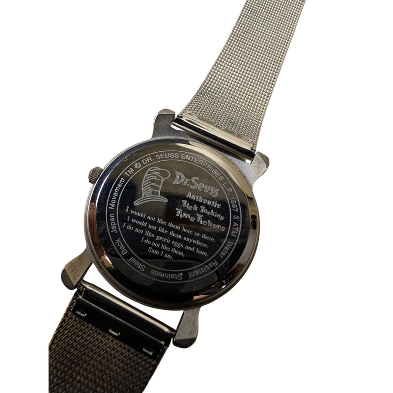 Rare Vintage 1997 Dr. Seuss "Tick Tocking Time Tickers" Sam-I-Am Watch Green Eggs and Ham Authentic Collector’s Piece Fundraiser Support