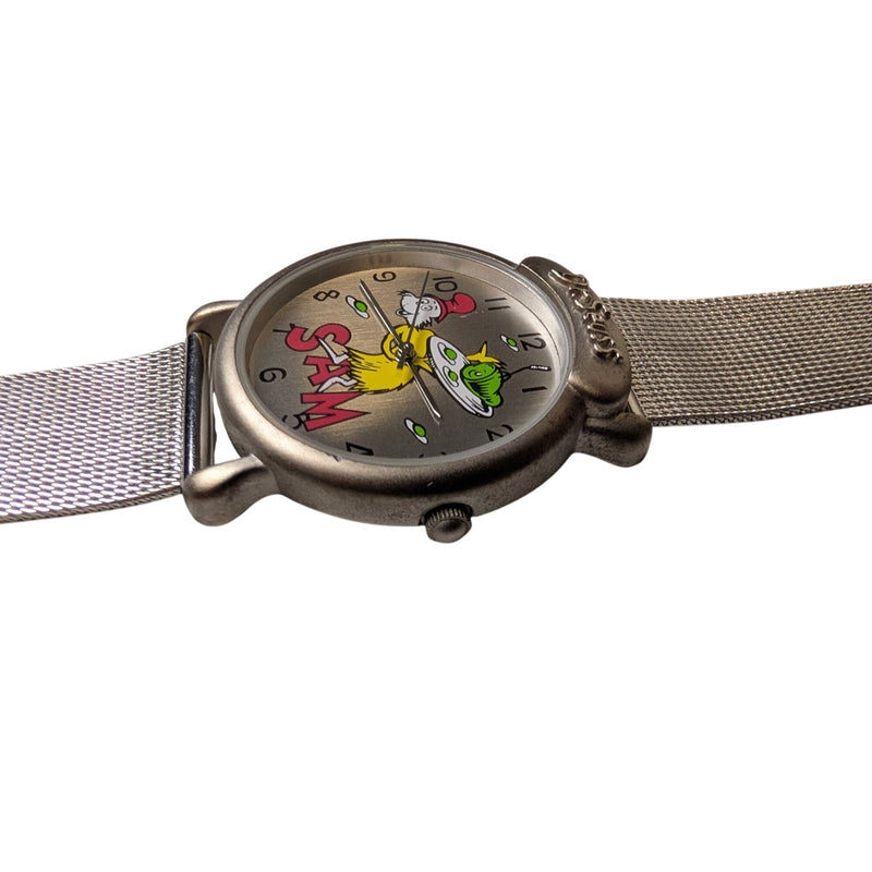 Rare Vintage 1997 Dr. Seuss "Tick Tocking Time Tickers" Sam-I-Am Watch Green Eggs and Ham Authentic Collector’s Piece Fundraiser Support