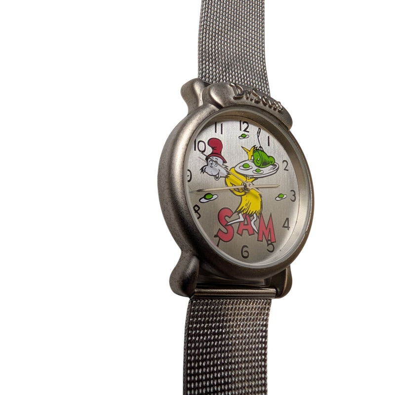 Rare Vintage 1997 Dr. Seuss "Tick Tocking Time Tickers" Sam-I-Am Watch Green Eggs and Ham Authentic Collector’s Piece Fundraiser Support