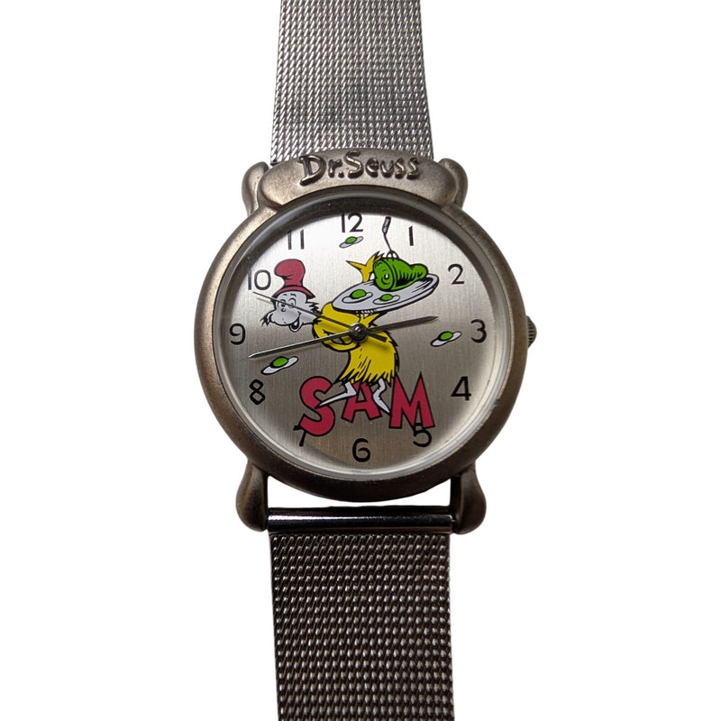 Rare Vintage 1997 Dr. Seuss "Tick Tocking Time Tickers" Sam-I-Am Watch Green Eggs and Ham Authentic Collector’s Piece Fundraiser Support