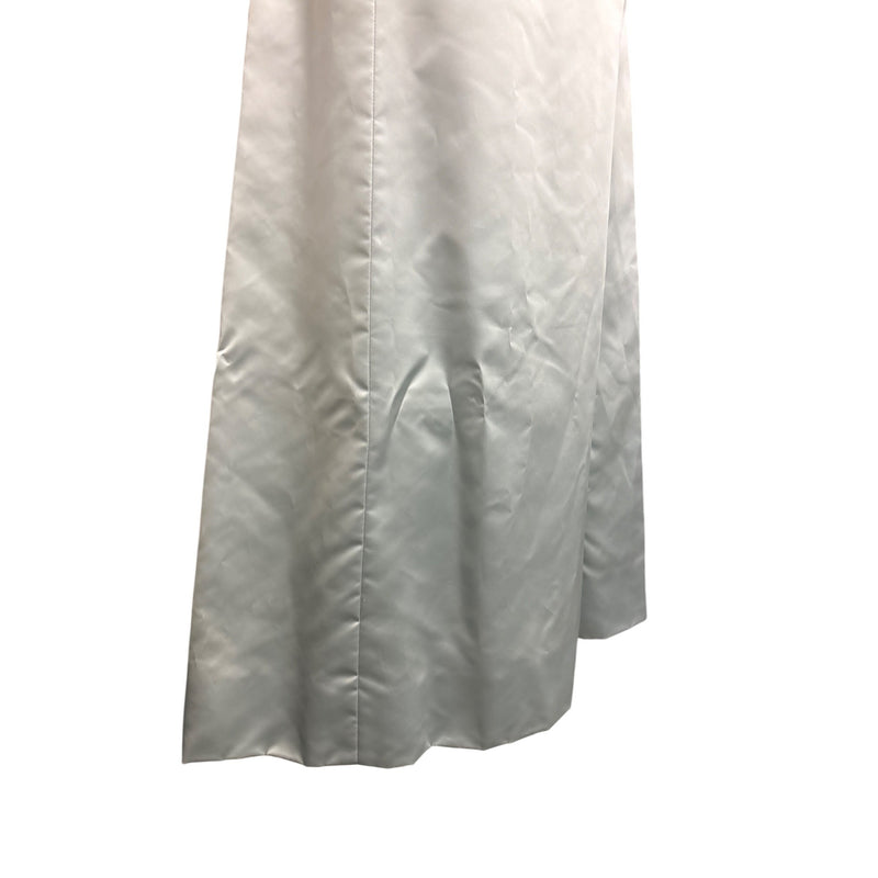 Vintage Specially Hand-Made By Marjorie Silver Lace/Satin Empire Gown Dress, Fundraiser Supports Sustainable Fashion Education