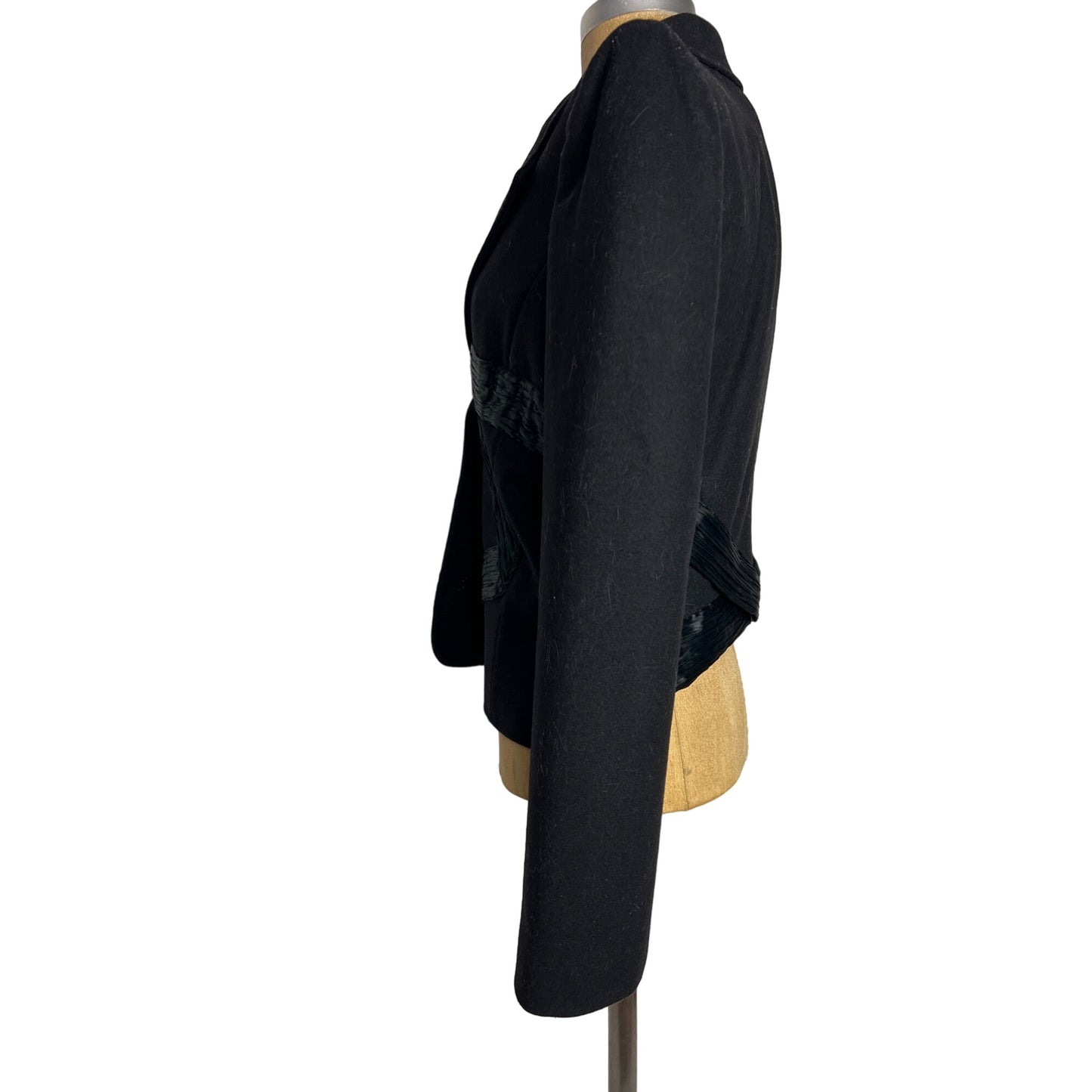 Emporio Armani Authentic Vintage Women's 8 Black Tuxedo Jacket