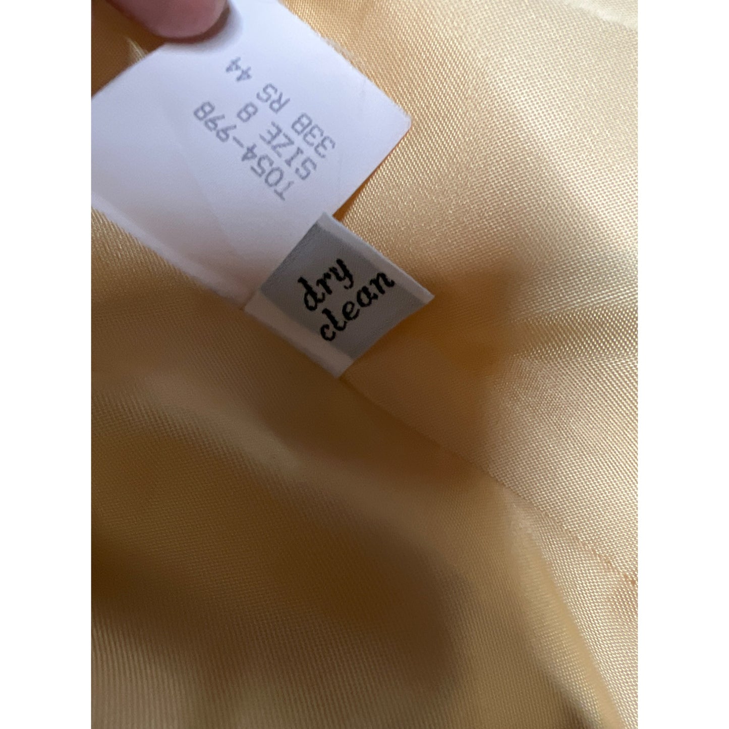 Vintage Warranted to be Pendleton Pastel Yellow Wool Blazer - 100% Virgin Wool Jacket - Size 8 - Women's Fashion - Business Casual