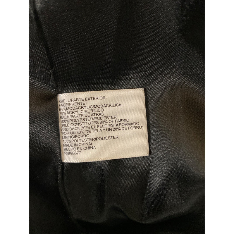 East 5th Faux Leopard Fur Hoodie Coat