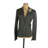 Tom K Nguyen Unusual Blazer Vintage Authentic Women's Army Green Jacket