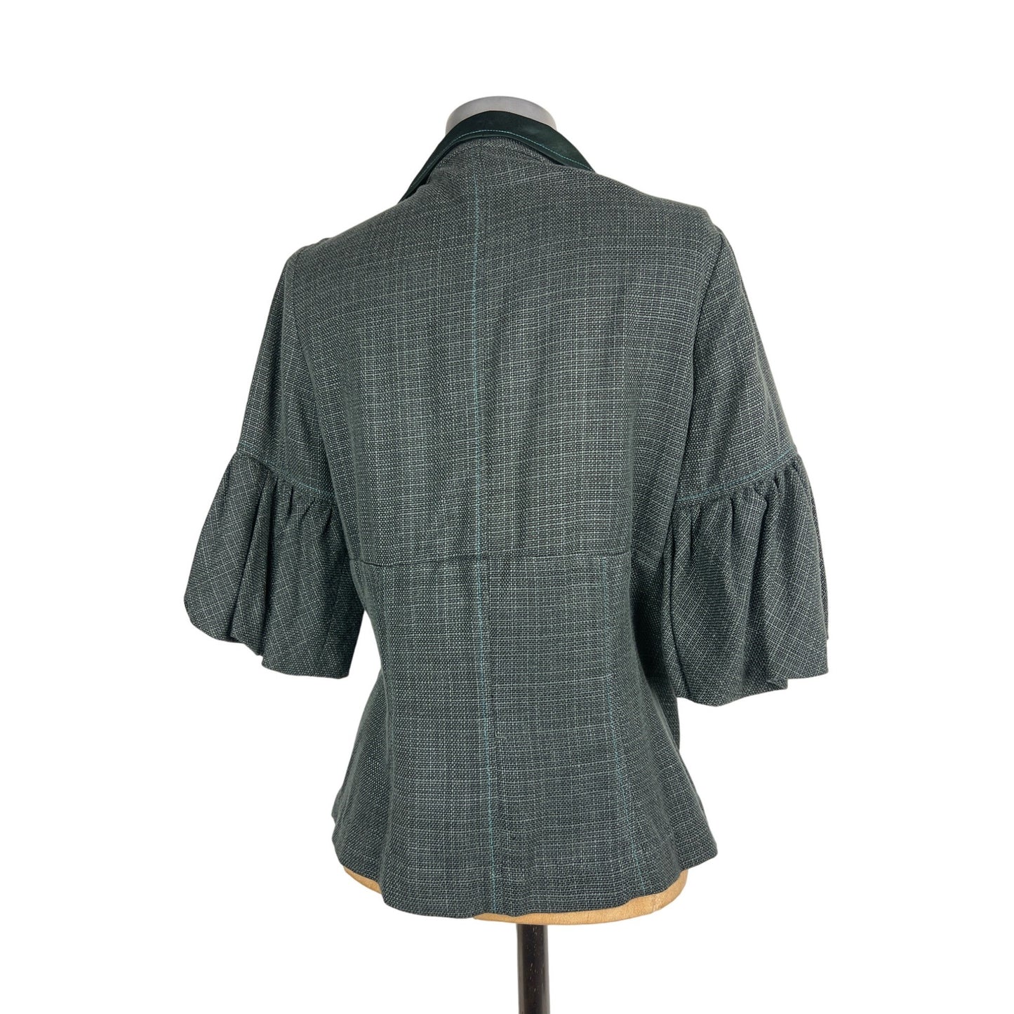 Samantha Treacy Green Blazer Jacket Authentic Vintage