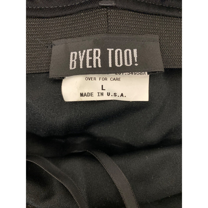 Byer Too! Elegant Black Strapless Metallic Sparkle Long Evening Dress Snug Fit Comfy Gown