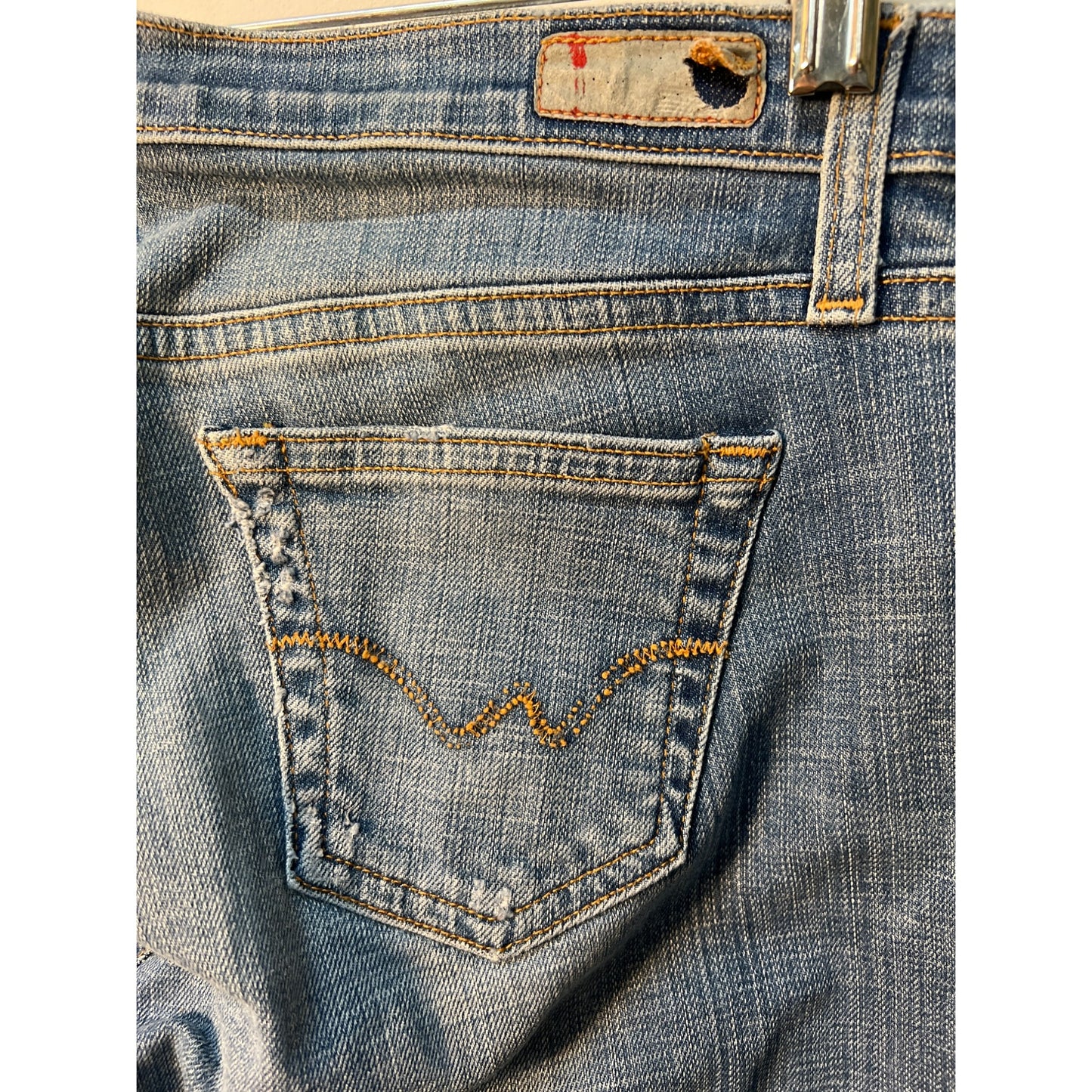 Vintage AG Adriano Goldschmidt The Angel 27 Regular Washed Blue Bootcut Jeans