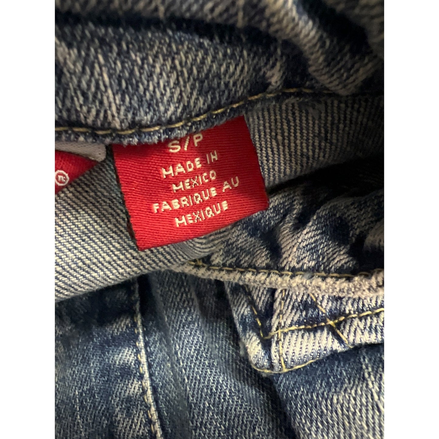 Vintage Guess Jean Jacket Women's Distressed Denim Button-Up Bolero Blazer Top With Puff Sleeves Fitted Waist
