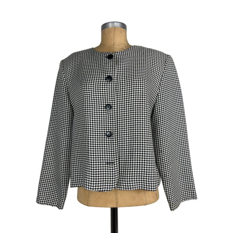 Lauren Alexandra Collection Vintage Authentic Chequered Jacket Blazer