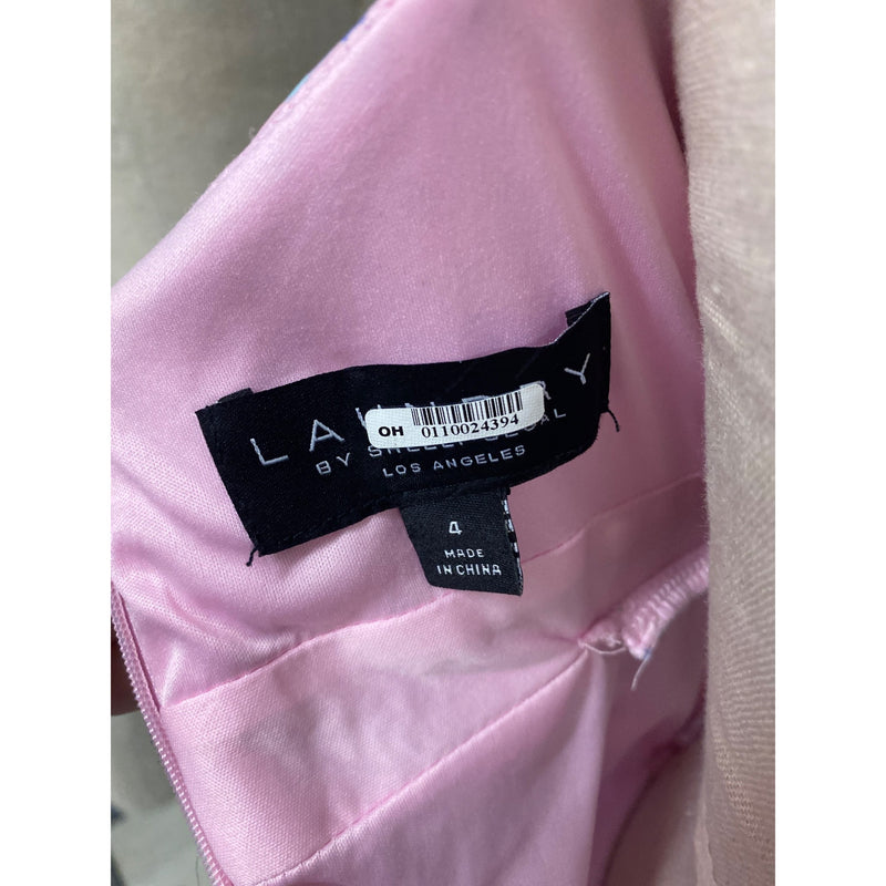 Lavender By Lively Floral Pleated Halter Dress Size 4 Maxi Full Dress