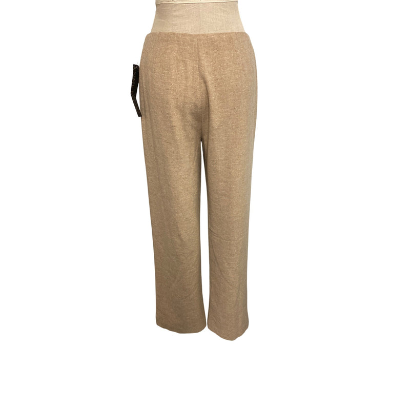 Anne Klein Wool Cashmere Classic Pants Size 8 Beige