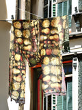 Fruits and Flowers Scarf Rain Vintage Accessories