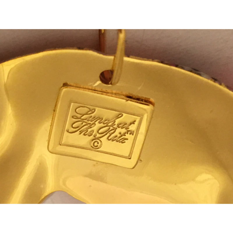 Lunch at the Ritz Earrings Pink Pigs Whimsical Jewelry