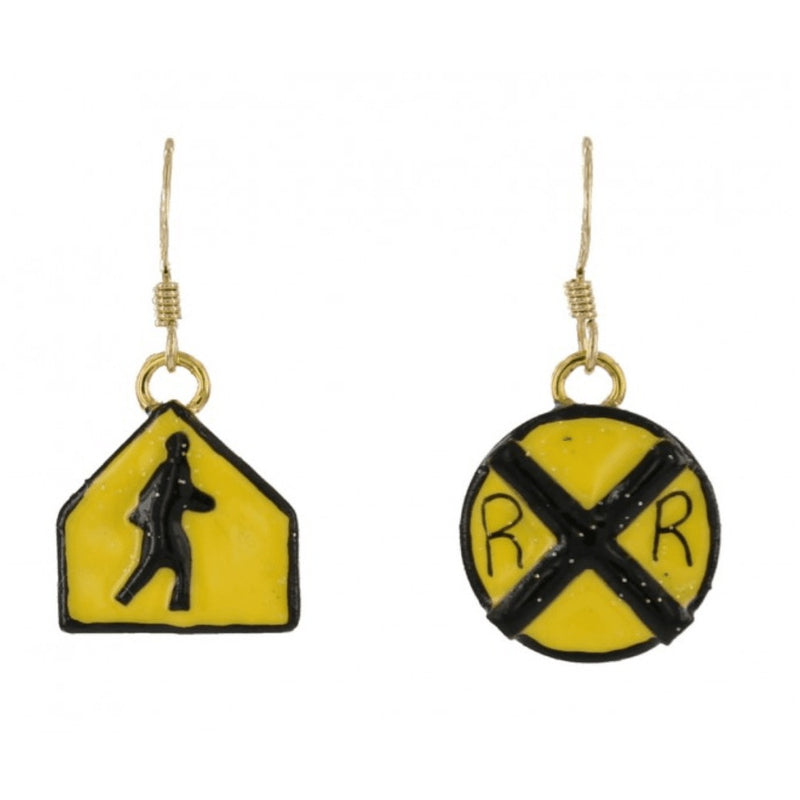 Lunch at the Ritz Crossing Earrings Contemporary Costume Jewelry