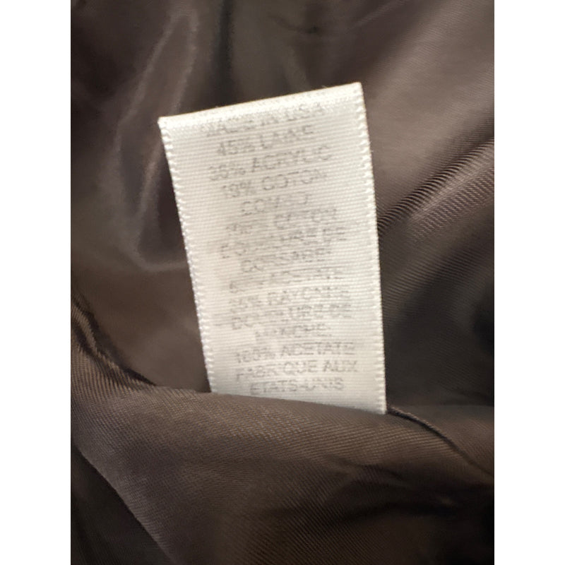 Vintage Nanette Lepore Y2K Suit 3-Piece Set Jacket Pants Skirt Blue Tweed Wool Brown Velvet Trim Suit Fundraiser for Sustainable Fashion
