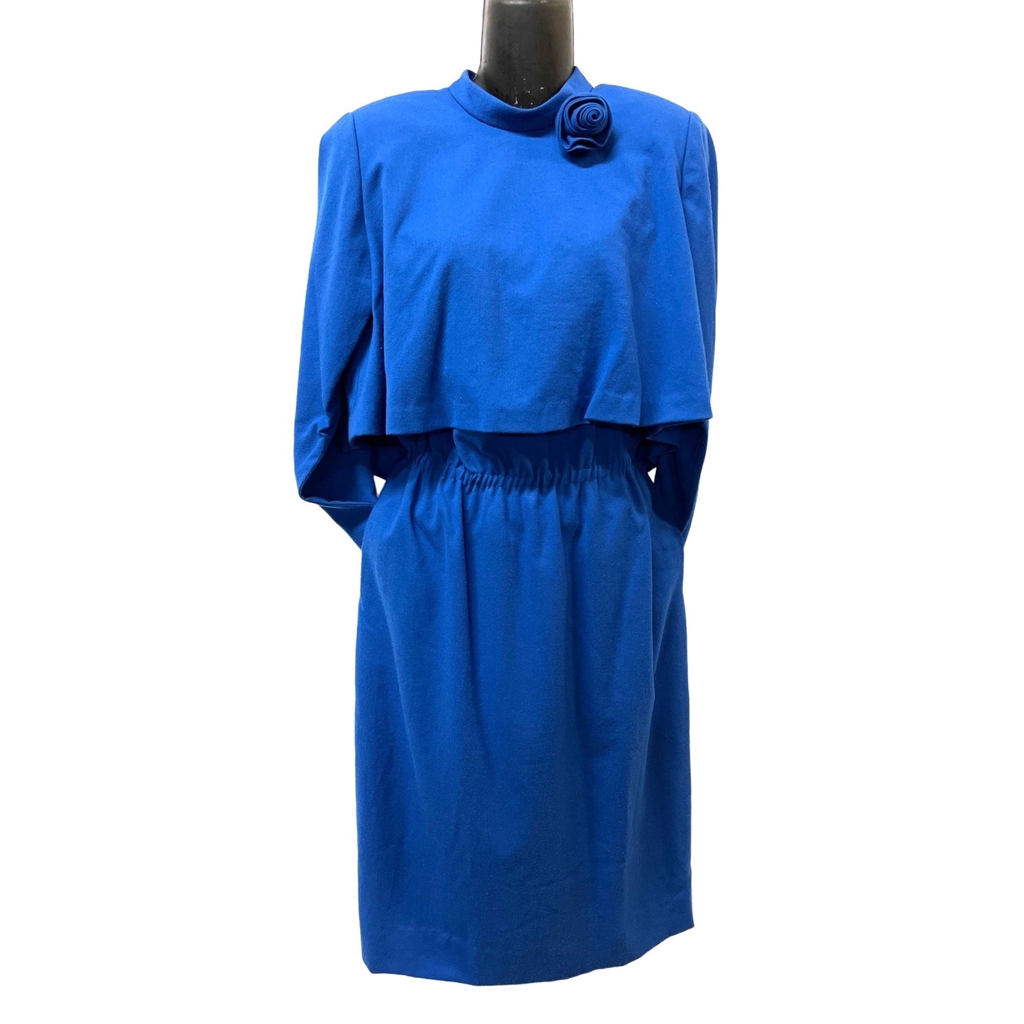 Vintage Doncaster Custom Royal Blue Executive Secretary Dress