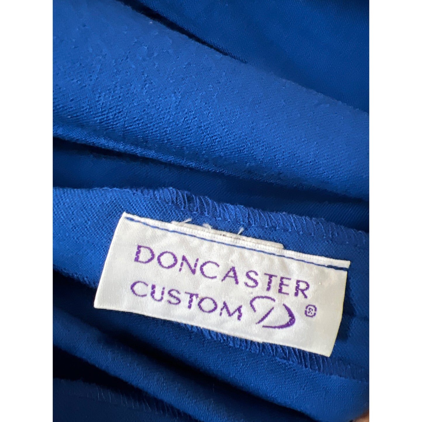 Vintage Doncaster Custom Royal Blue Executive Secretary Dress
