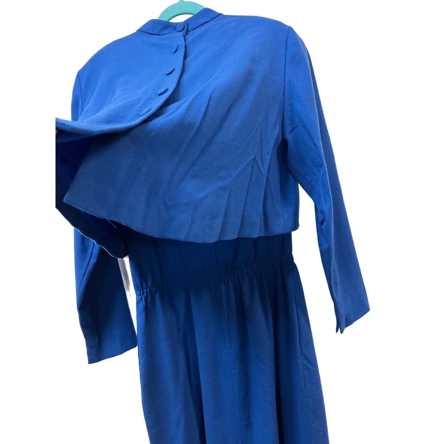 Vintage Doncaster Custom Royal Blue Executive Secretary Dress
